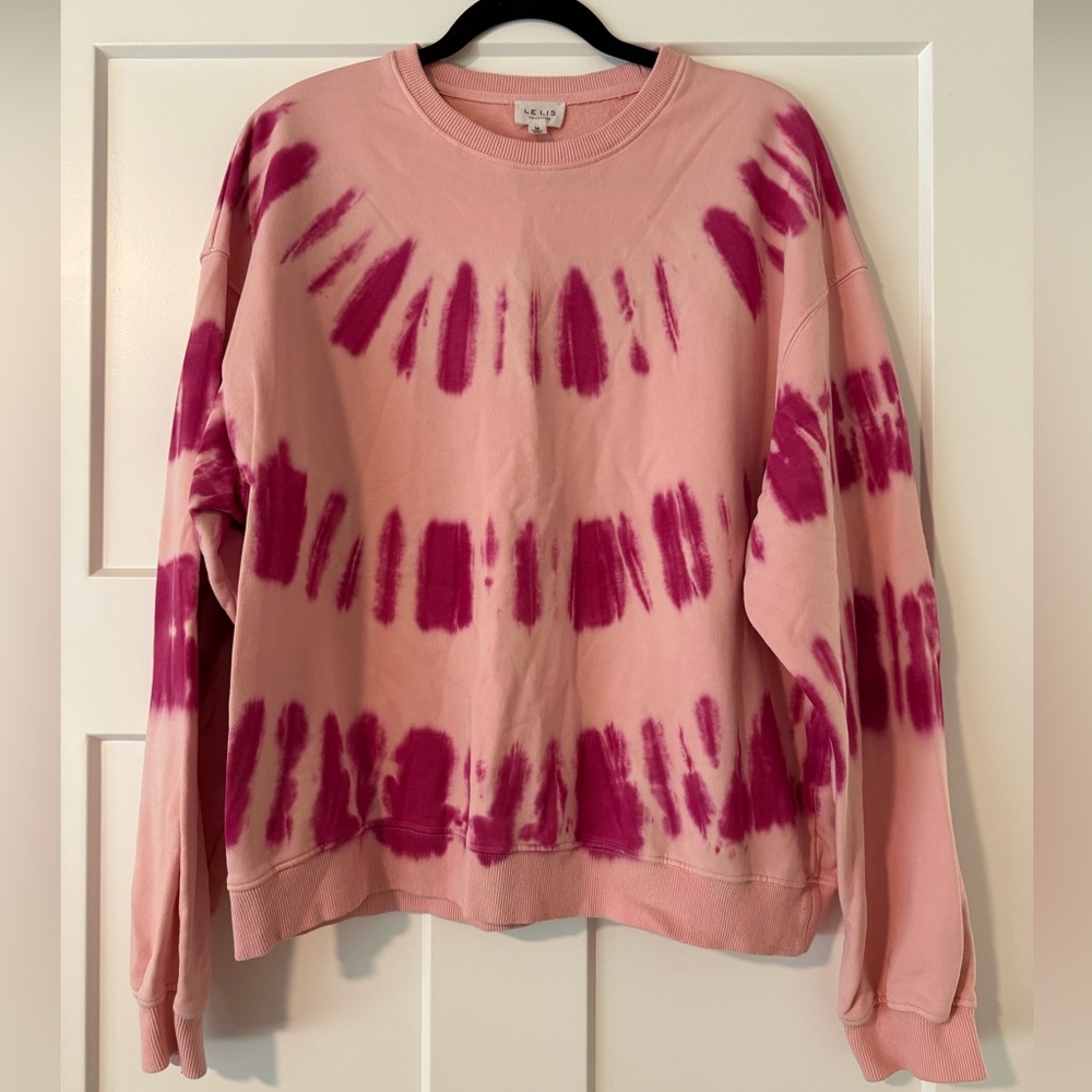 Pink Tie-Dye Sweatshirt